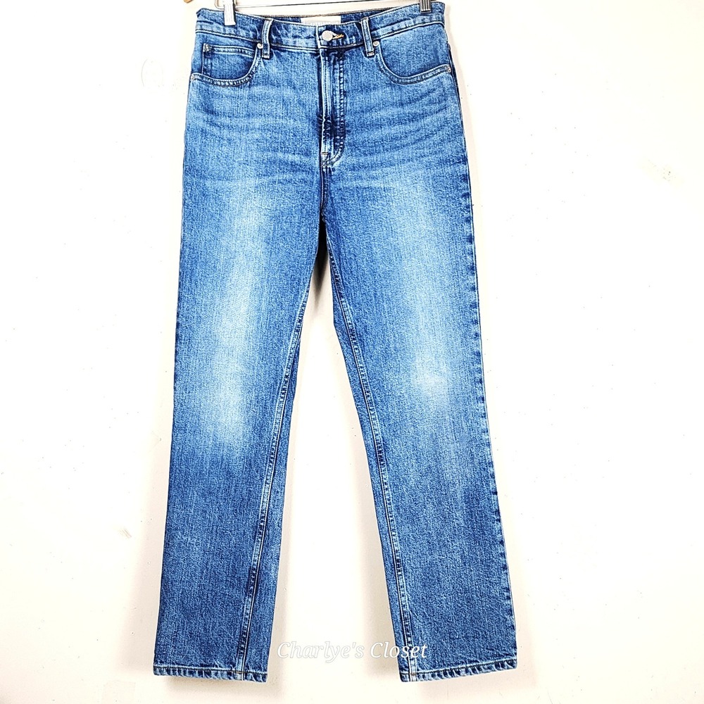 Everlane The Way-High Slim Crop Jeans 28x28 Organic Cotton 90s Minimalism Preppy - Picture 2 of 7